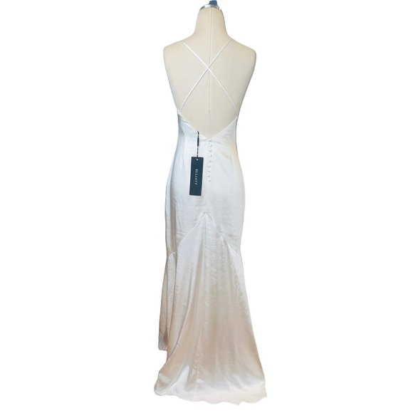 NWT Elliatt - Margot Satin Gown in White